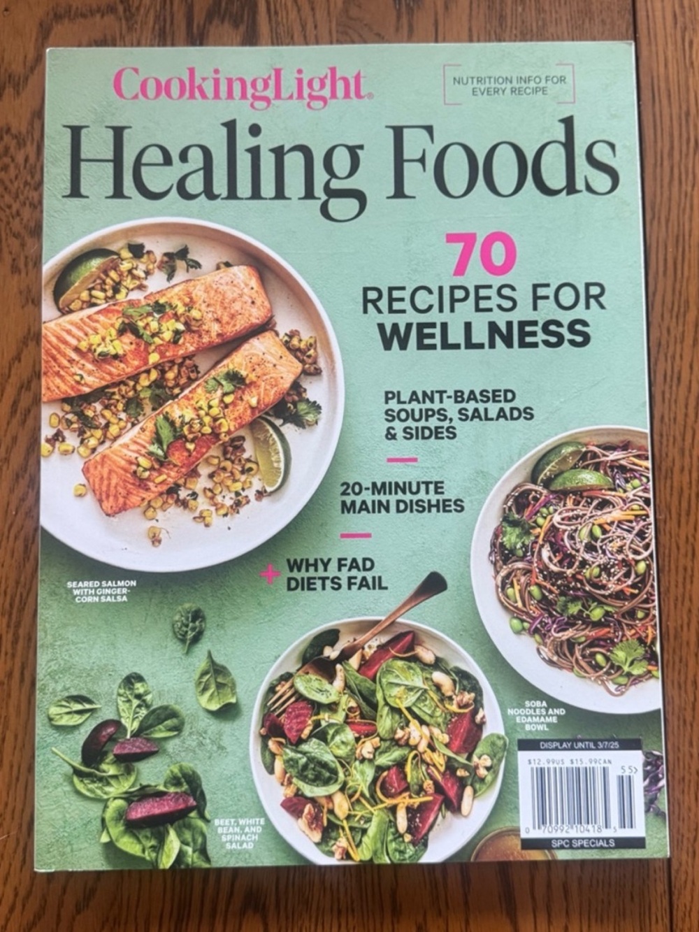 Cooking Light Healing Foods Magazine Wellness Recipes Plant Based Diet 2025